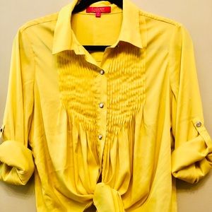 Catherine Malandrino yellow blouse